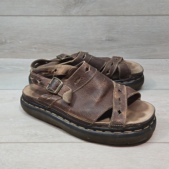 Vintage 90s Dr Martens Womens 9633 UK 8 US 10 Chunky Platform Leather Sandals